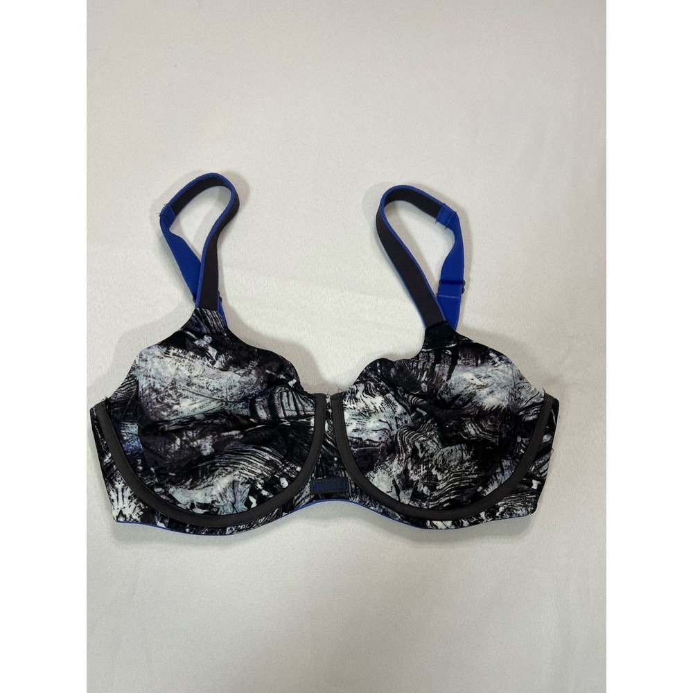 Berlei High Performance Smooth Underwire Sports Bra 34DD High Impact Blue
